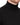 Romeo Turtleneck Sweater in Black – close-up of the ribbed turtleneck collar and knit texture