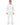 Gordon Hoodie Set in White – full-length front view of ribbed hoodie and joggers on model