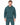 Gordon Pants Set in Teal – front view of ribbed hoodie and matching pants on model