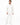 Gordon Pants Set in White – full-length front view of the white ribbed set