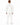 Gordon Pants Set in White – full-length back view of the white ribbed hoodie and cuffed joggers