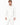 Gordon Pants Set in White – front view of the white ribbed drawstring hoodie and matching pants