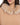 Furry Top Set in Camel – close-up of the fluffy collar and crossover neckline on a model