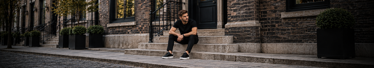 CARBON accessories & shoes campaign featuring 1 adult man