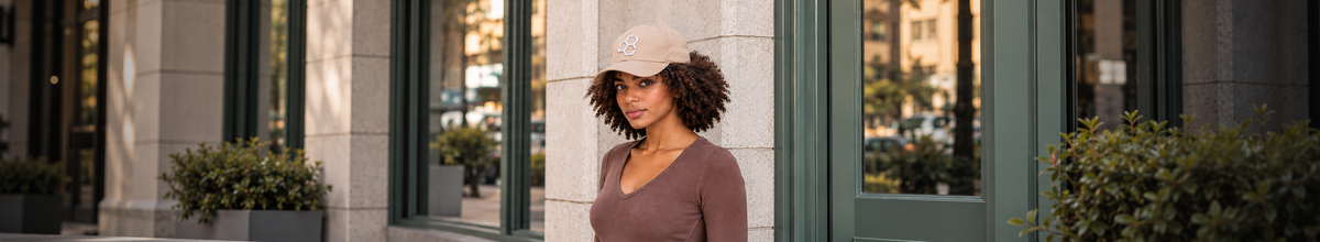 CARBON hats campaign featuring 1 adult woman