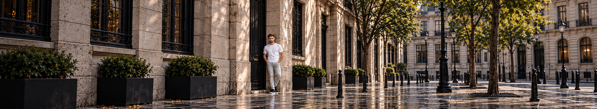 CARBON skinny jeans campaign featuring 1 adult man