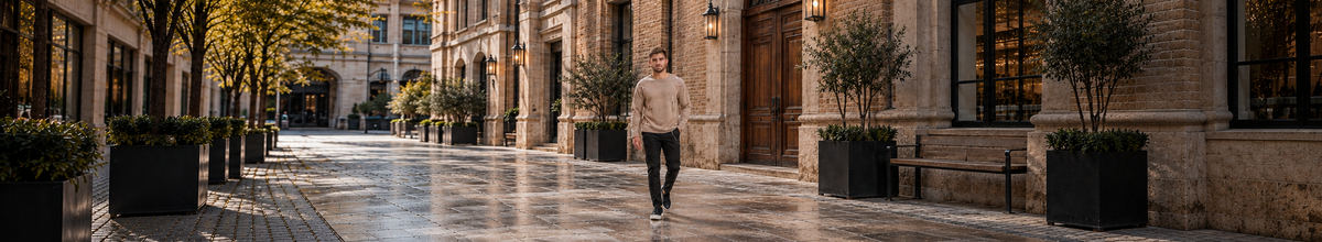 CARBON sweaters campaign featuring 1 adult man