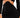 Black long-sleeve dress featuring a cut-out design and adjustable tie detail at the neckline.