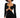 A model poses in a fitted black dress with long sleeves and cut-out details, showcasing a stylish design.