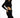 Model in the Amira black seamless ribbed bodysuit with side cut-outs and black jeans, highlighting its second-skin fit.