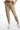Camryn high-waisted beige wide-leg trousers with a brown braided belt and cropped ankle fit, paired with white sneakers.