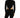 Rear view of the Amira carbon black seamless ribbed long sleeve bodysuit featuring unique waist cut-outs and a sleek fit.