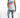 Man in white Game Over streetwear graphic tank top with blue and pink lettering and light wash distressed jeans.