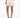Light beige shorts paired with a matching top, complemented by black open-toe heels.