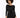 A model poses in a fitted black dress with long sleeves and shimmering sequins against a plain background.