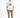 A man stands wearing a white oversized t-shirt with a colorful hand graphic and the word "HOPE," paired with beige ca...