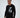 Never Give Up Shirt in Black – side view