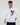 Never Give Up Shirt in White – front close-up
