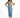 Nia Knit Cami in Blue – full-length front view