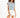 Florida Crop Top in Blue / Grey – front close-up