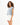 Florida Crop Top in Blue / Grey – side view
