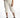 White Freya wide-leg pants featuring a high-waisted smocked drawstring and elastic cuffs on a model.