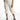 White Freya wide-leg pants featuring a high-waisted smocked drawstring and elastic cuffs on a model.