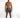 Man in Niko black and white striped swim trunks with white drawstring, Carbon brand slides, and poolside summer style.