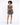 Amanda Dress in Silver – full-length front view
