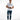 Men's Carbon Nixon blue distressed jeans with ripped knees and tapered leg in a streetwear style.