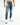 Andy Blue Washed Jeans for men with distressing, decorative pocket chain, and Carbon branded waistband.