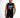 A man wearing a black sleeveless shirt with colorful "GAME OVER" graphic and distressed black jeans.
