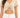 A cropped beige top with a V-neck and gathered front detail, featuring a tie closure at the waist.