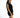 Gia Padded T-Shirt in Black – side view