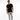 Man in Odin light grey distressed jeans with ripped knees and a black streetwear graphic t-shirt.