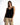 Hallie Lace Tank in Black – front close-up