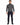 A man stands confidently in a fitted gray turtleneck sweater and dark trousers, paired with black sneakers.