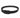 Black bracelet featuring a sleek, minimalist design with a smooth clasp closure.