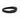 A sleek, layered bracelet featuring black and dark green strands with a magnetic clasp.