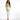 Harmoni Bodysuit in Beige – full-length front view