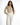 Harmoni Bodysuit in Beige – front close-up