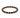 A beaded bracelet featuring matte black beads interspersed with shiny copper-colored spacers.
