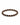 A beaded bracelet featuring matte black beads interspersed with shiny copper-colored spacers.