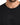 Black t-shirt featuring textured, stylized text design on the chest area.
