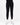 Black fitted sweatpants with side pockets, paired with white high-top sneakers on a neutral background.