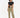 A model wearing loose-fitting olive green pants paired with a black crop top and white sneakers.