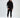 Ian Pants Set in Black – full-length front view