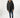 Philip Puffer Coat in Black – full-length front view