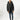 Philip Puffer Coat in Black – full-length front view