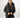 Philip Puffer Coat in Black – front close-up